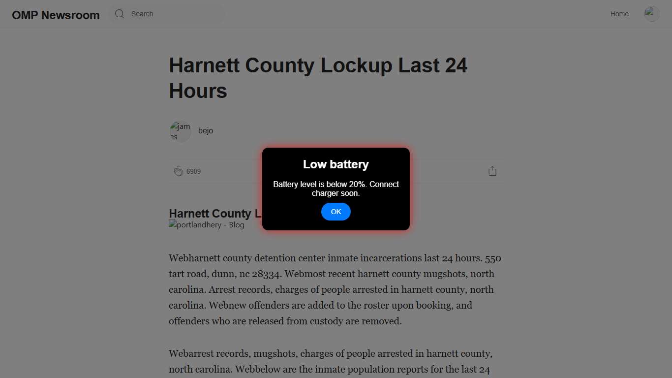 Harnett County Lockup Last 24 Hours